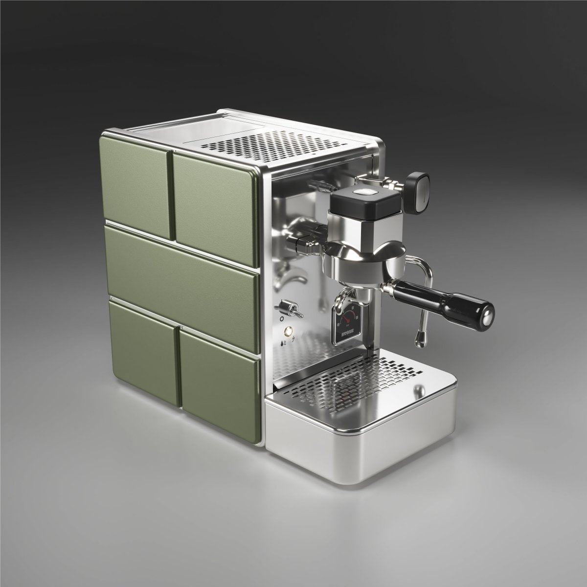 Stone - Espresso Machine - Mine Green - Café Liégeois