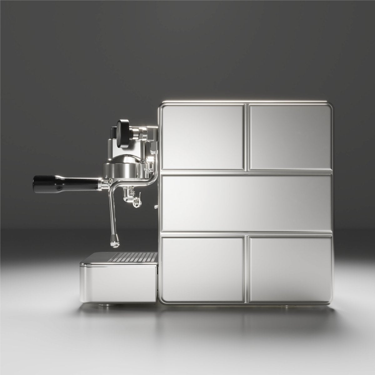 Stone - Espresso Machine - Mine Premium Chrome - Café Liégeois